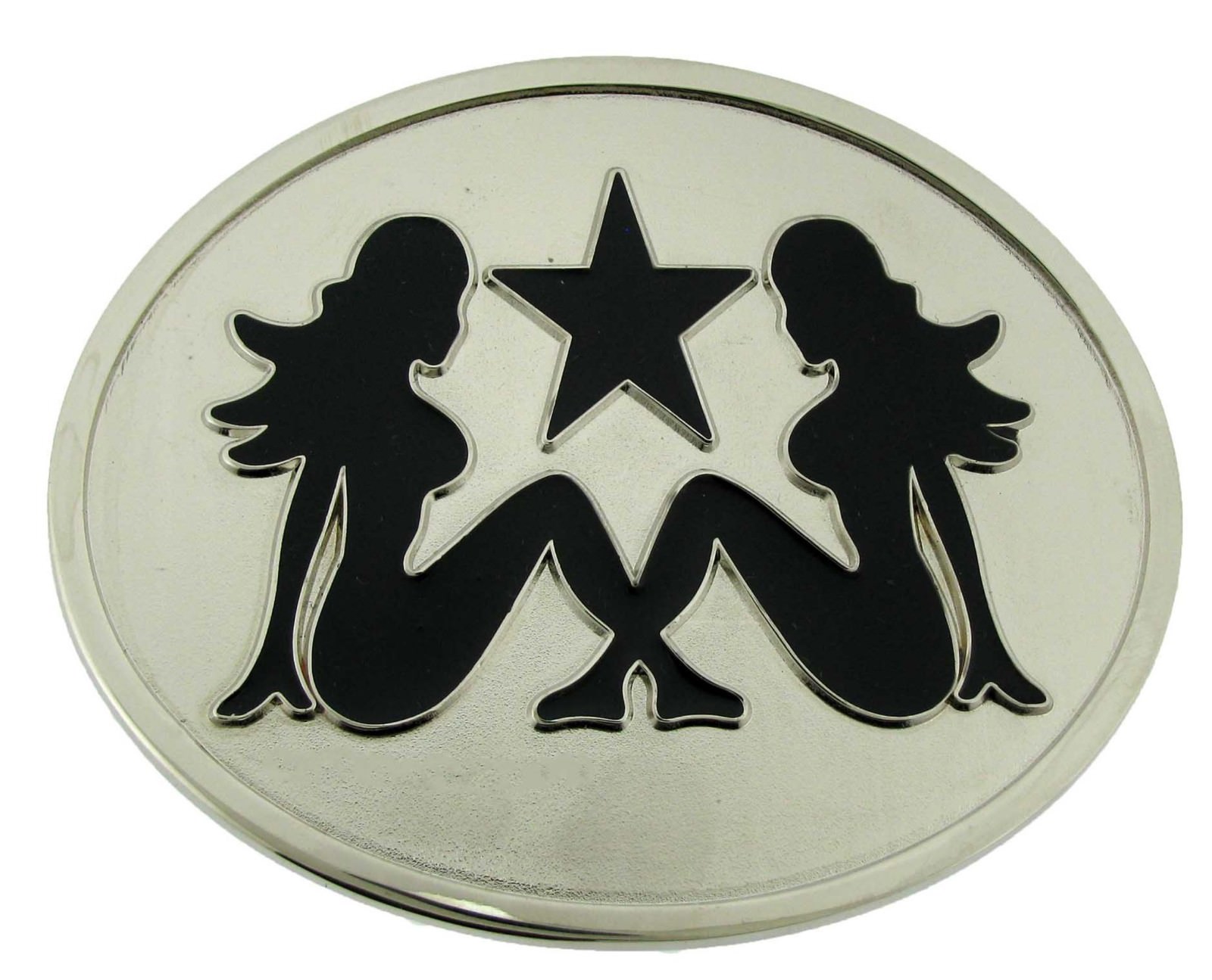 Men Women Belt Buckles Mud Flap Girl Trucker Girl Naked Lady Luck Pin Nude Biker