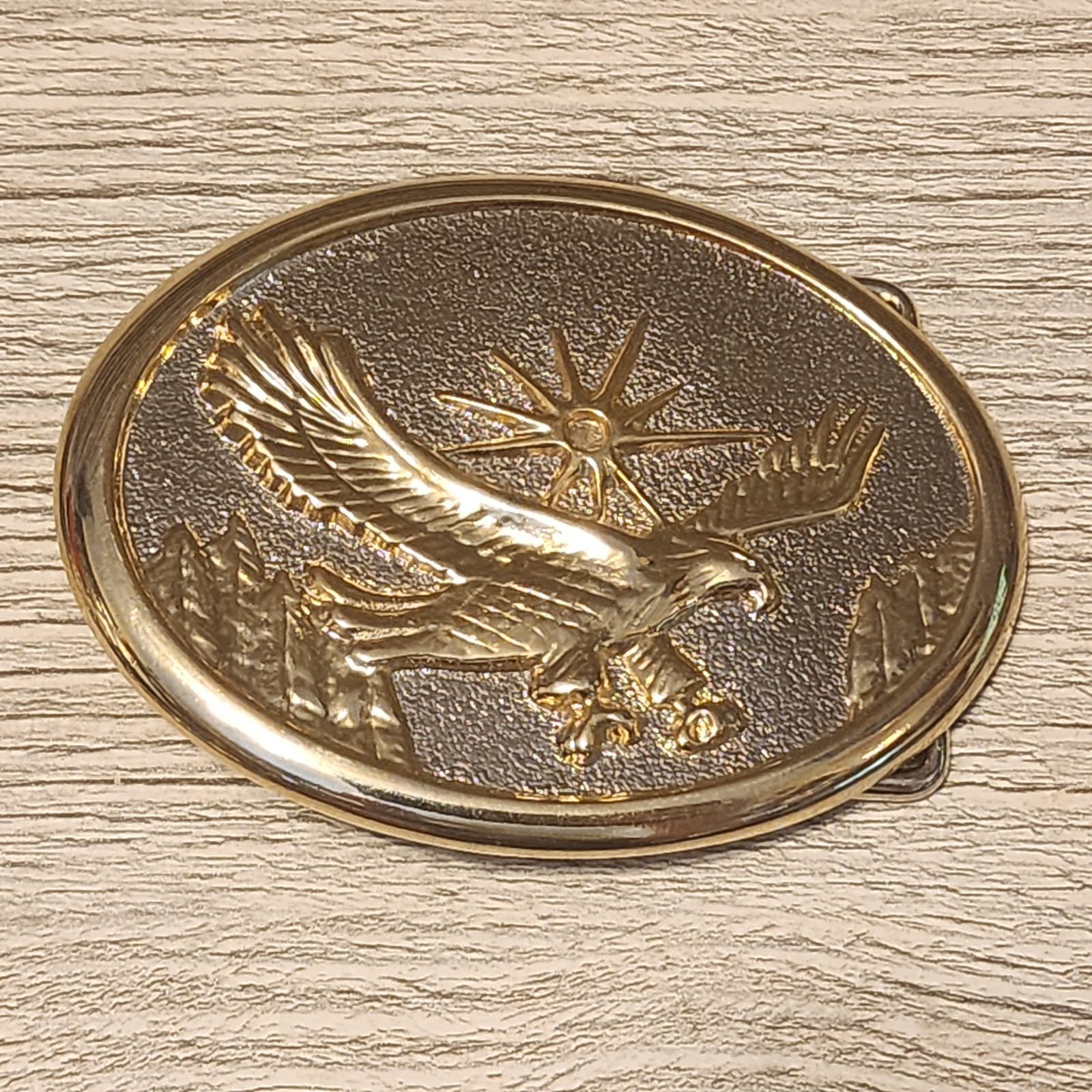 Choice – Vintage Belt Buckle Eagle Fur Rendezvous Cross Crockett Spinning Spur