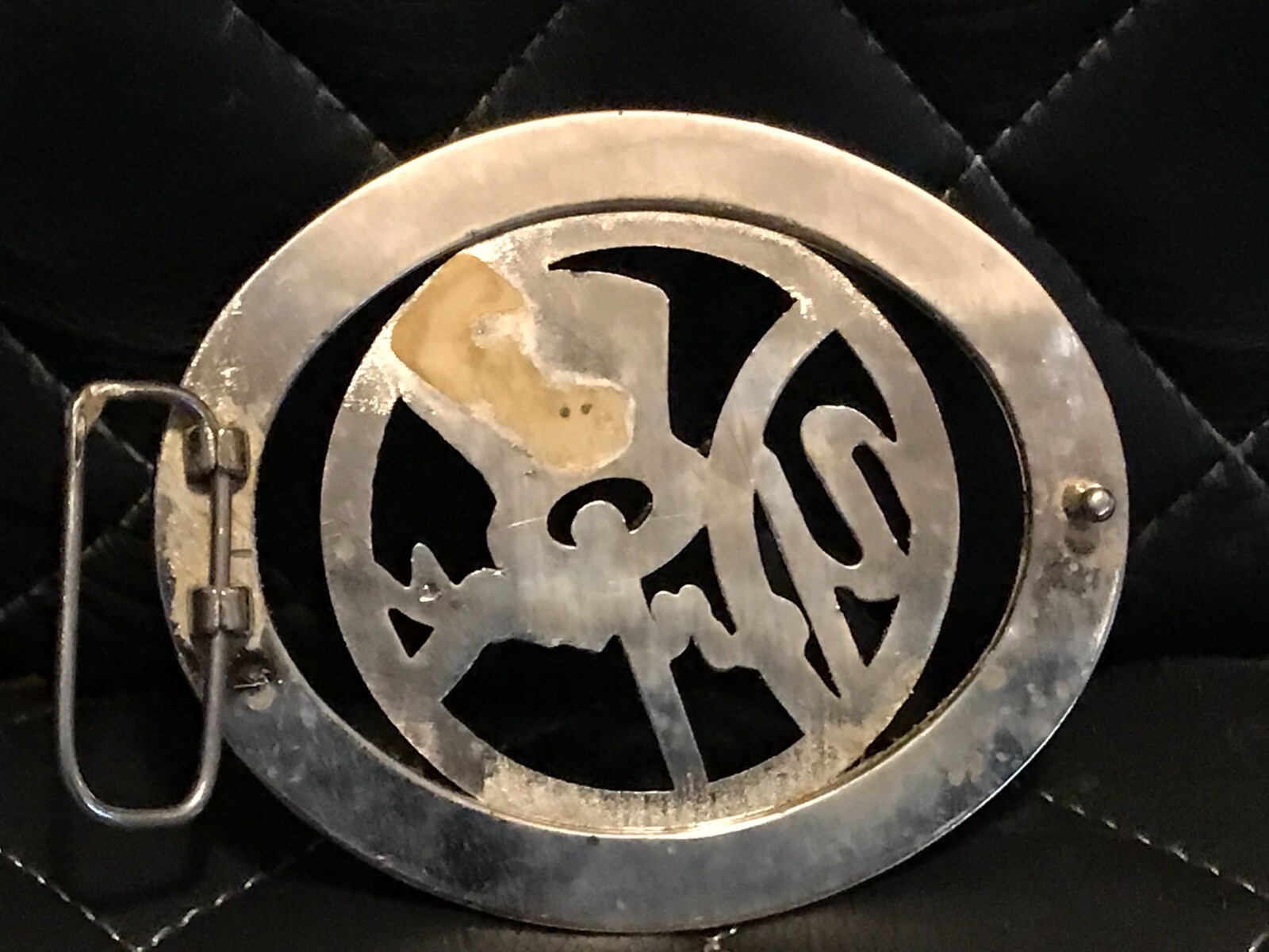 NEW NEW YORK YANKEES METAL BELT BUCKLE HANDCRAFTED MULTI COLOR+ RHINESTONE