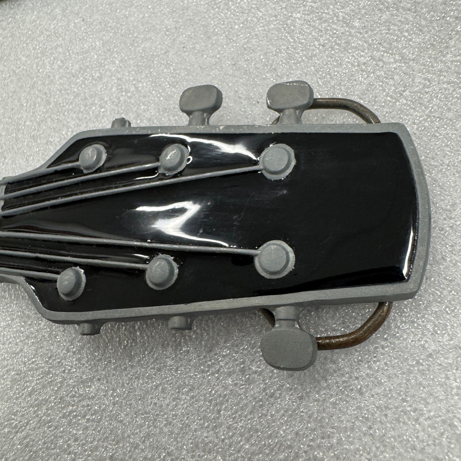 Great American Products 2008 Guitar Headstock Belt Buckle Black