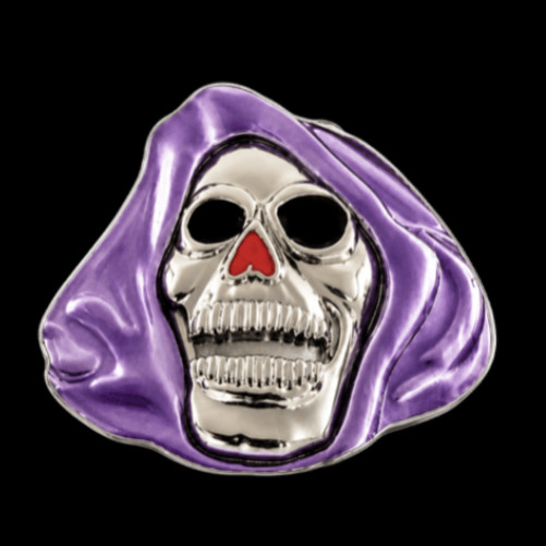 Grim Reaper Skull Ghost Scary Punk Party Belt Buckle