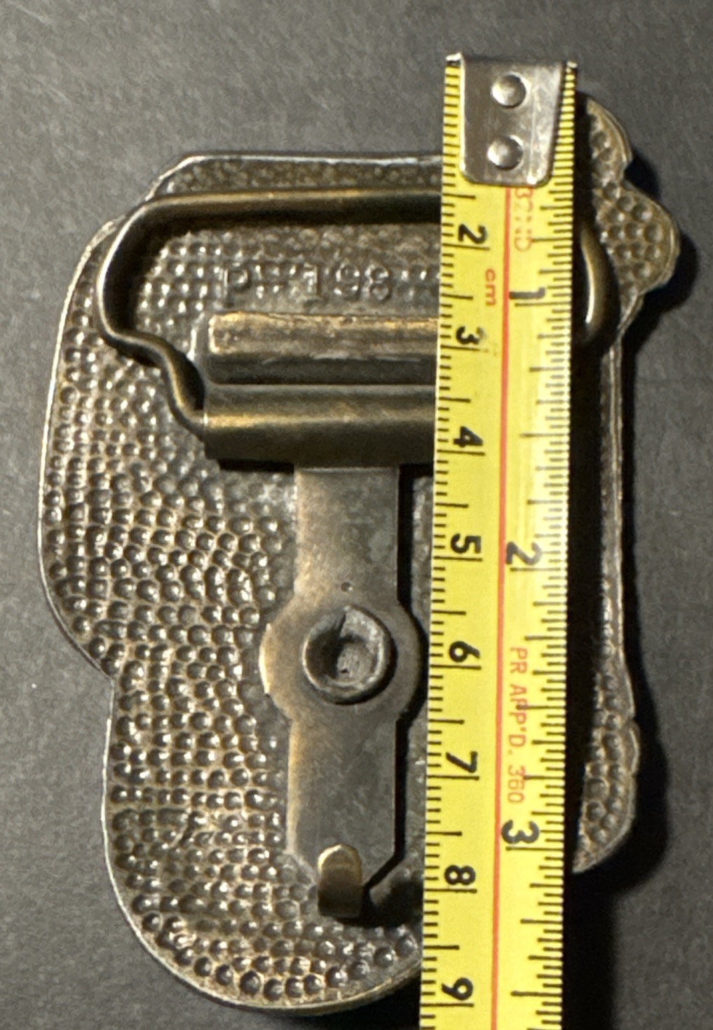 Vintage Gold Tone Bluegrass Guitar Banjo Fiddle Belt Buckle P-198