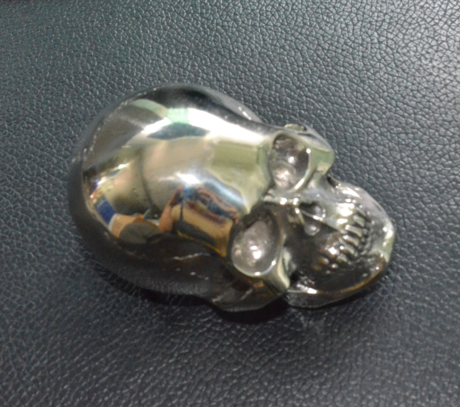 White Copper 3D Human Skull Belt Buckle,Polished Silver Skull Men&rsquo;s Buckle gift
