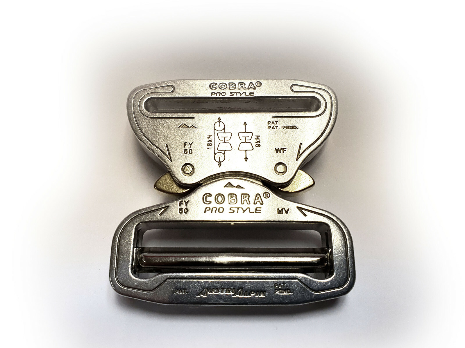 AustriAlpin 50mm / 2&Prime; Cobra Pro Style Buckle Chrome Polished – FY50AVF