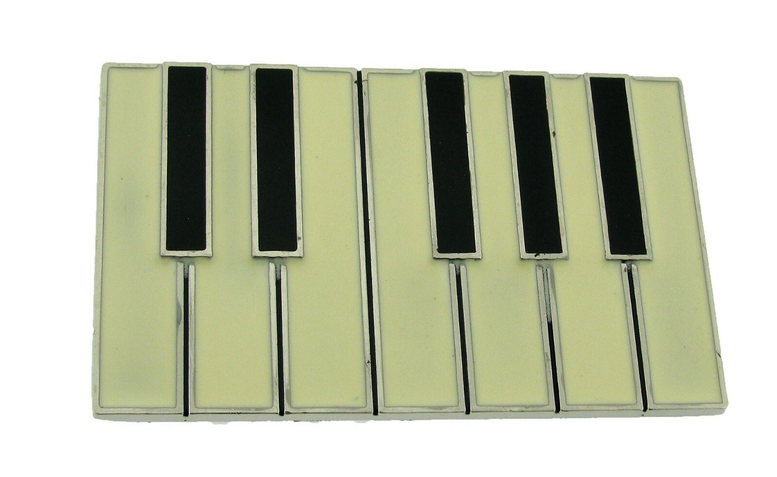 Piano Belt Buckle Musician Good Pianist White & Black Keyboard Unisex New Color