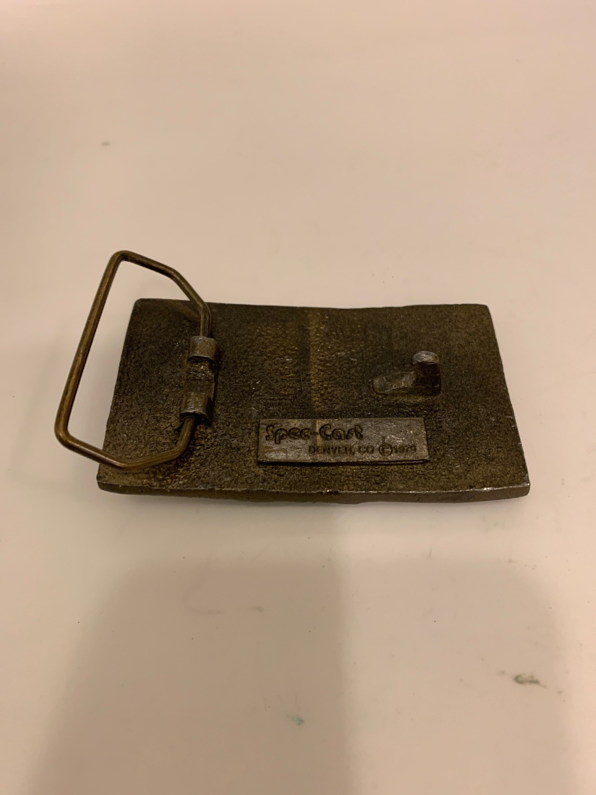 Colorado Rocky Mountain Solid Brass Belt Buckle Special Cast 1979 USA.