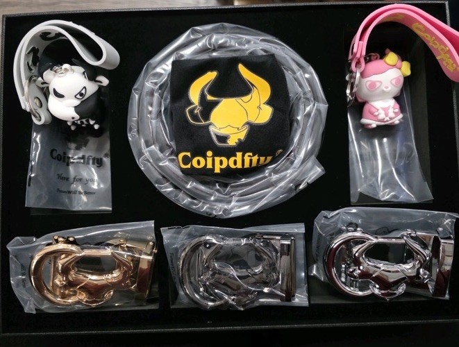 Coipdfty 3 Bull Head Twill Belt 130 New In Opened Box