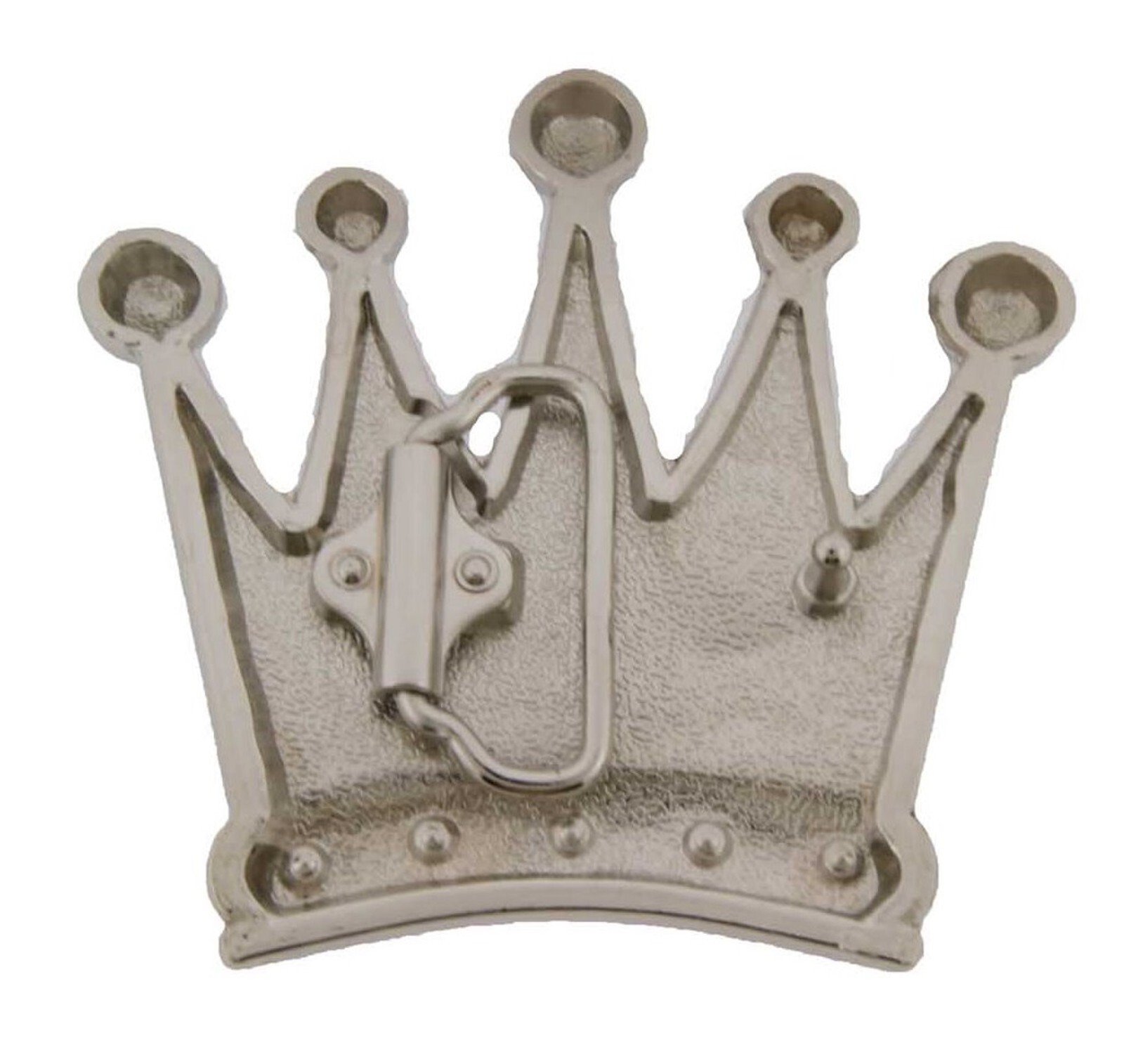 Rock Rebel Royal Crown Belt Buckle New Men Women Silver Metal 3 choppers Cowboy