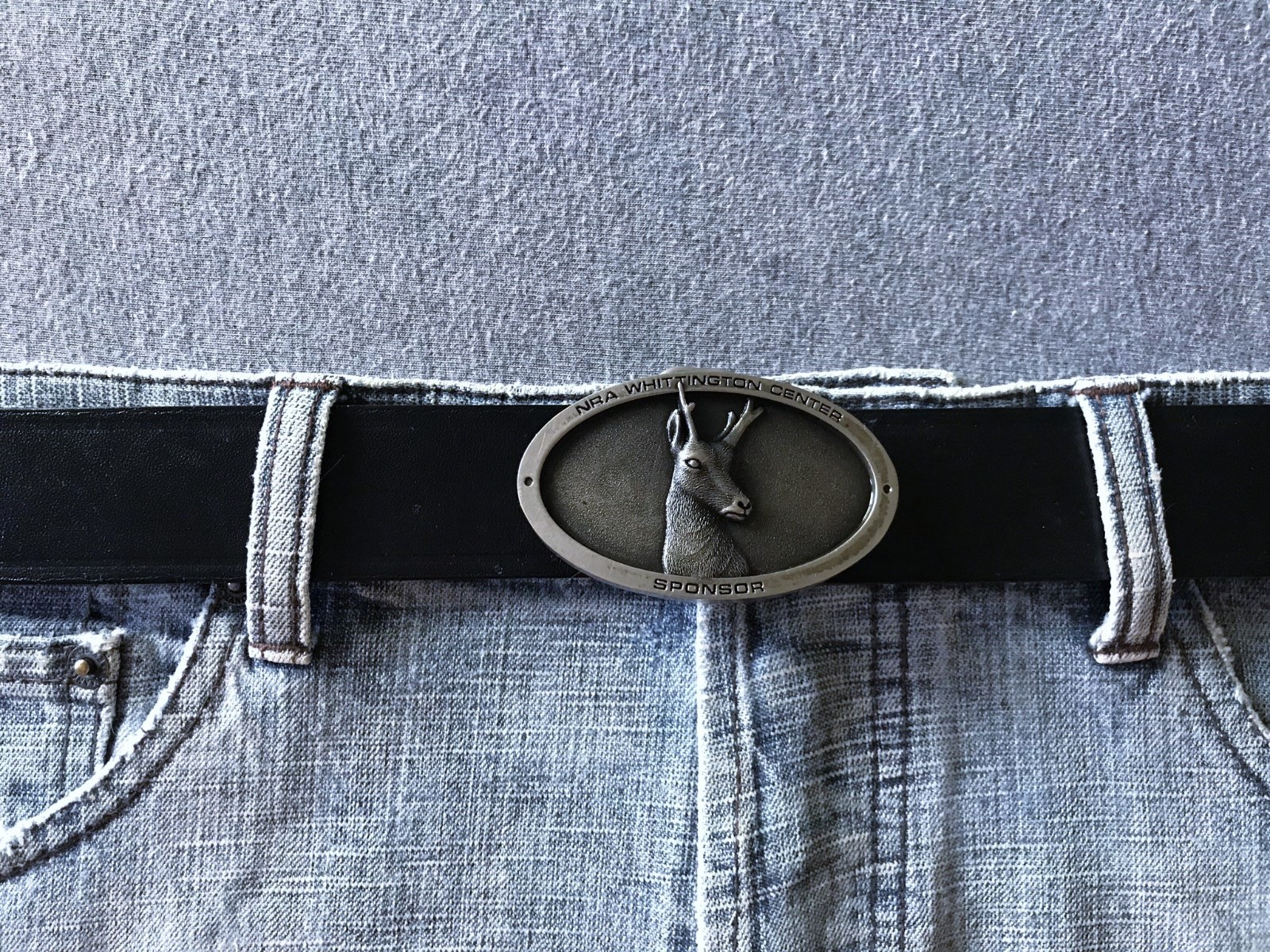 NRA Whittington Center Sponsor Belt Buckle