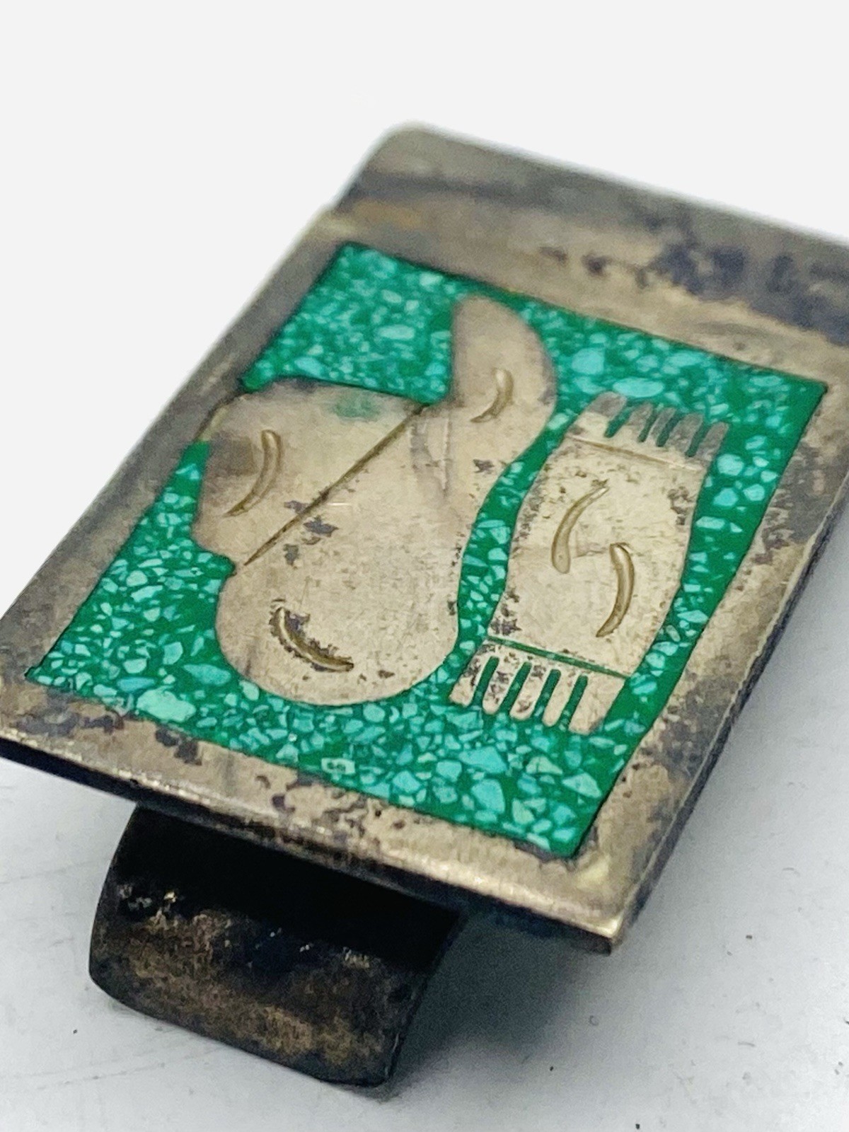 Vintage ALPACA MEXICO /Overlay Money Clip Cowboy Hat / Scarf X3￼