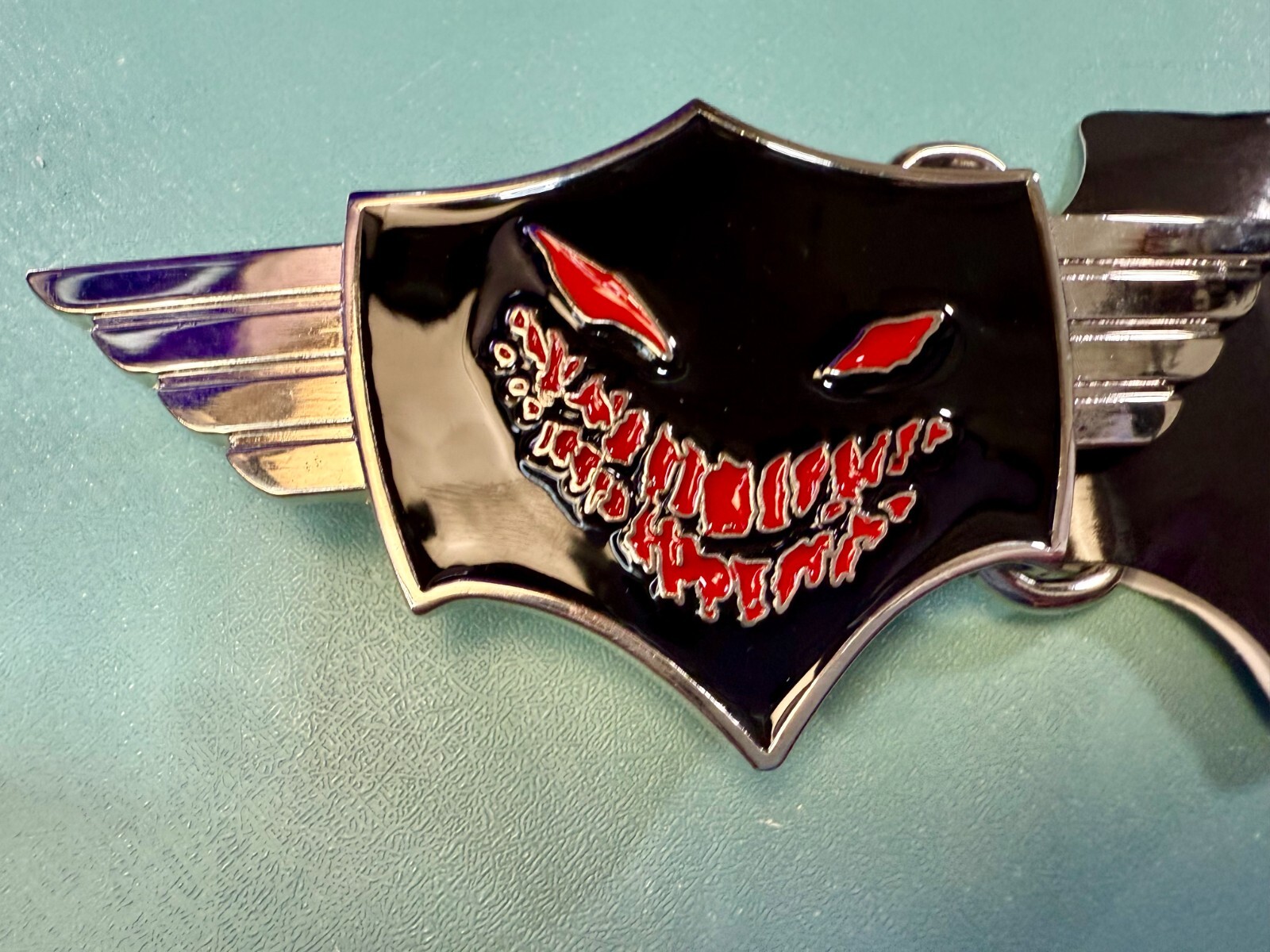 DISTURBED Creepy Face American Heavy Metal Band Logo 2009 Bravado Belt Buckle