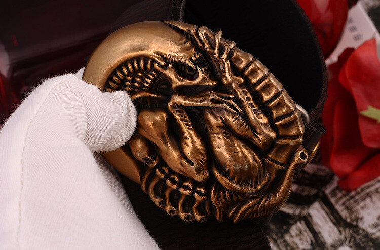 Men Buckle-Strap Alien Queen Alien Vs Predator Horrors Buckle-Waistband Gift