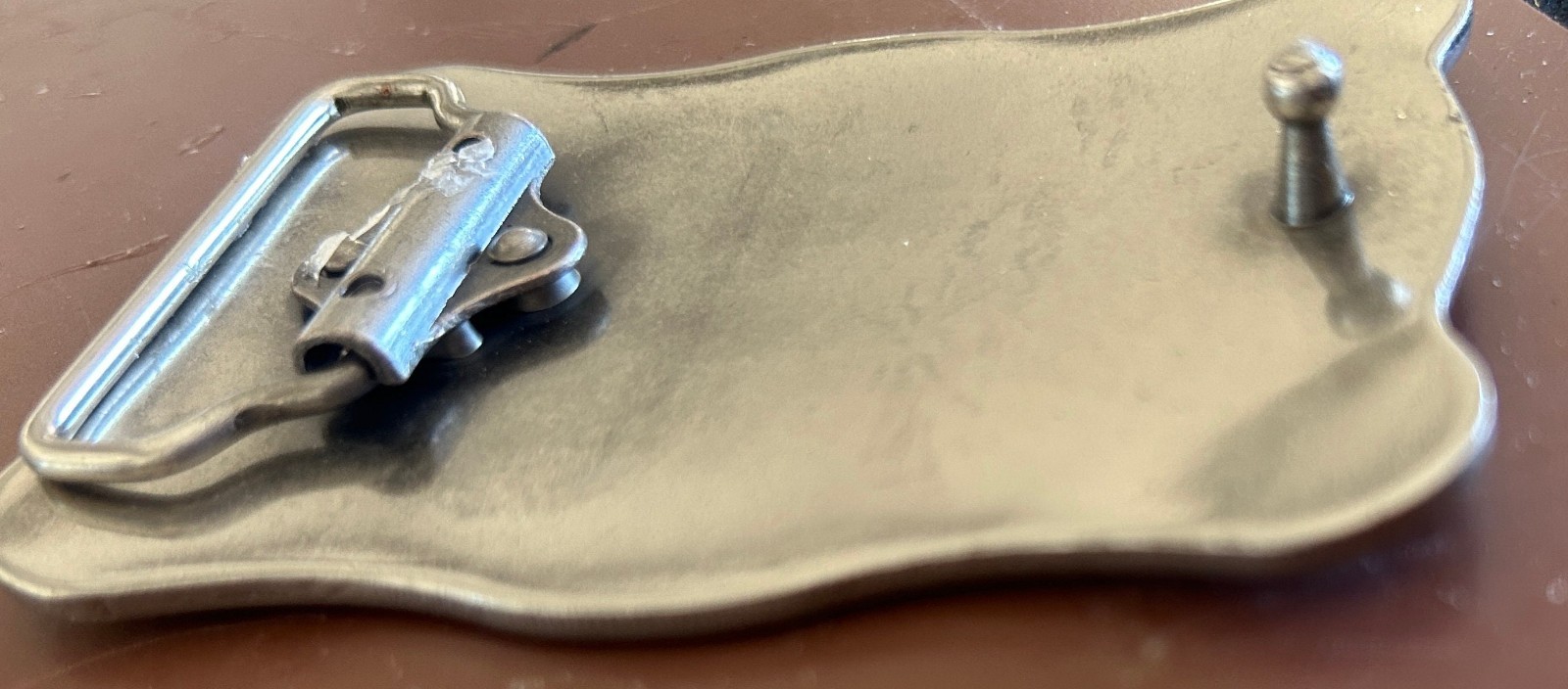 Vintage Bucking Bronco Belt Buckle Western Rodeo Cowboy Horse Rider Snap On Belt
