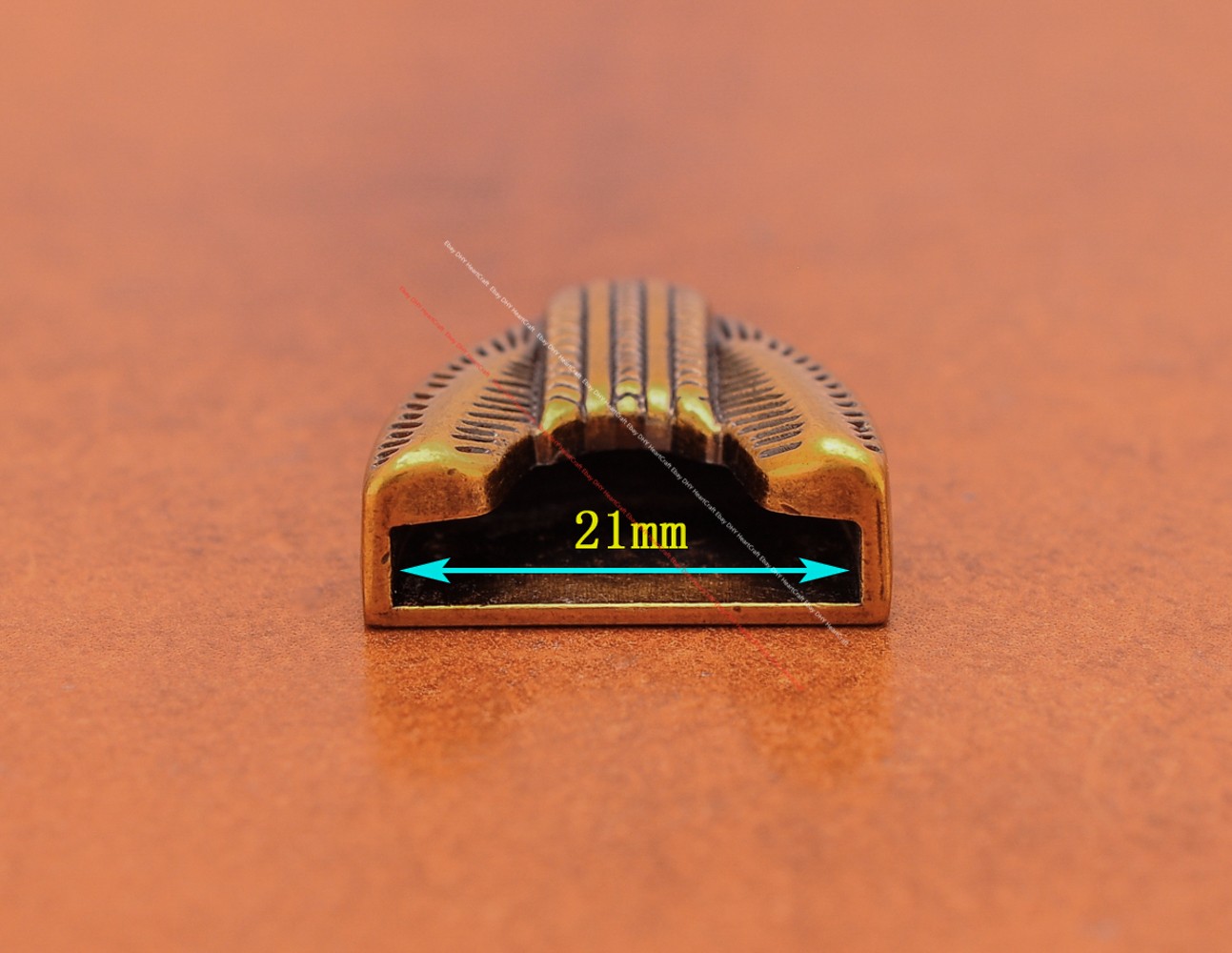25MM Gold Plated Western Cowboy Prong Leathercraft 3-Piece Set Pin Belt Buckle