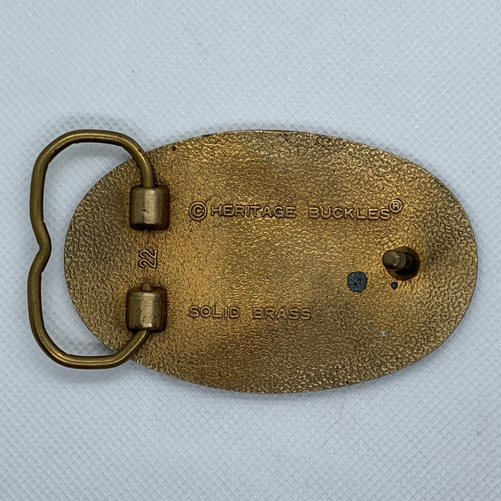 High Iron Diesel Locomotive Belt Buckle
