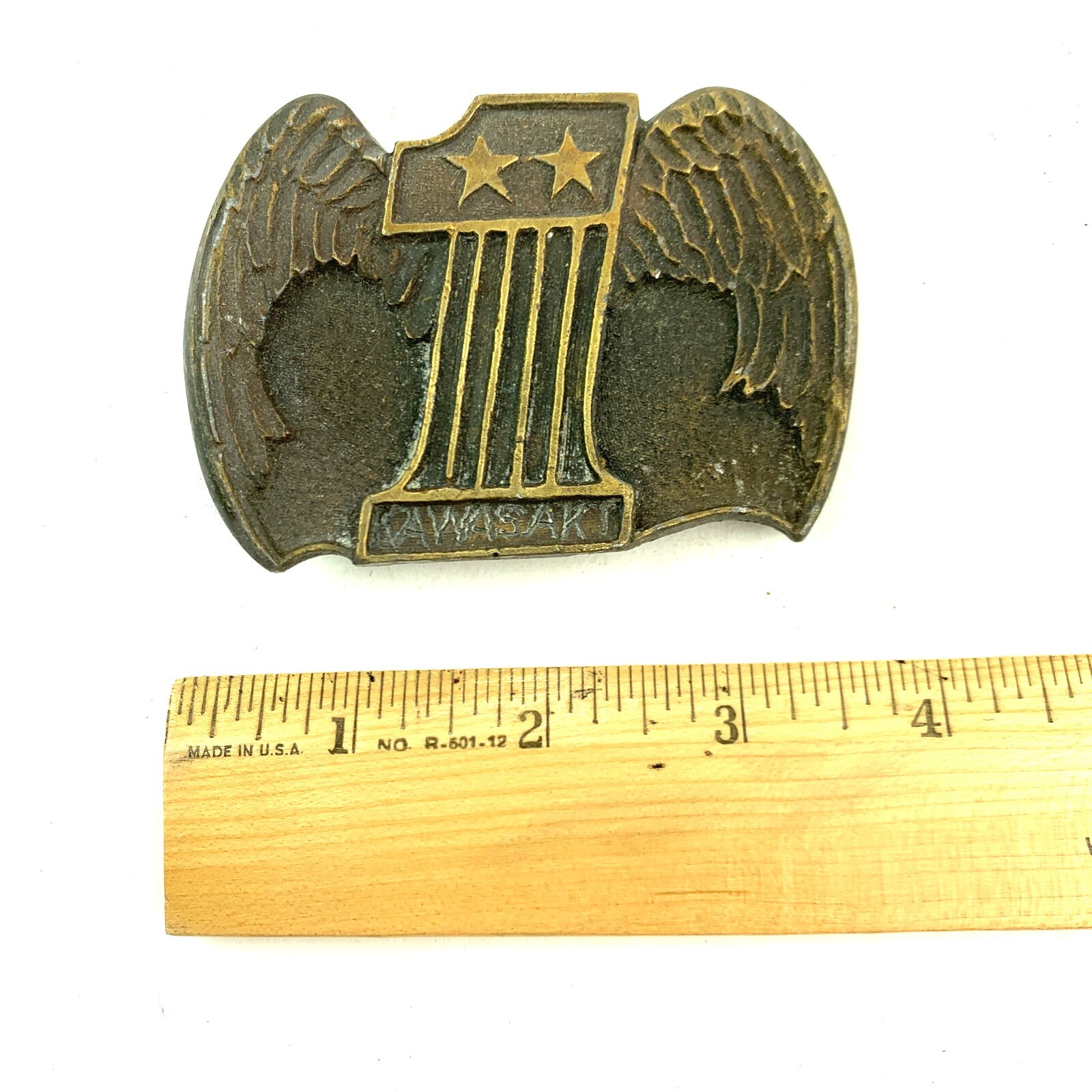 1978 Evil Knievel Harley Davidson Motorcycle #1 Metal Belt Buckle InStyle