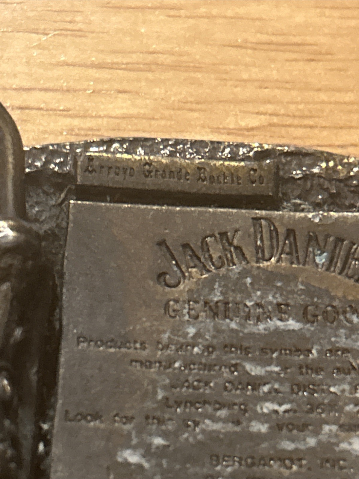 Jack Daniels Old No. 7 Tennessee Whiskey Belt Buckle – Made As Our Fathers Made