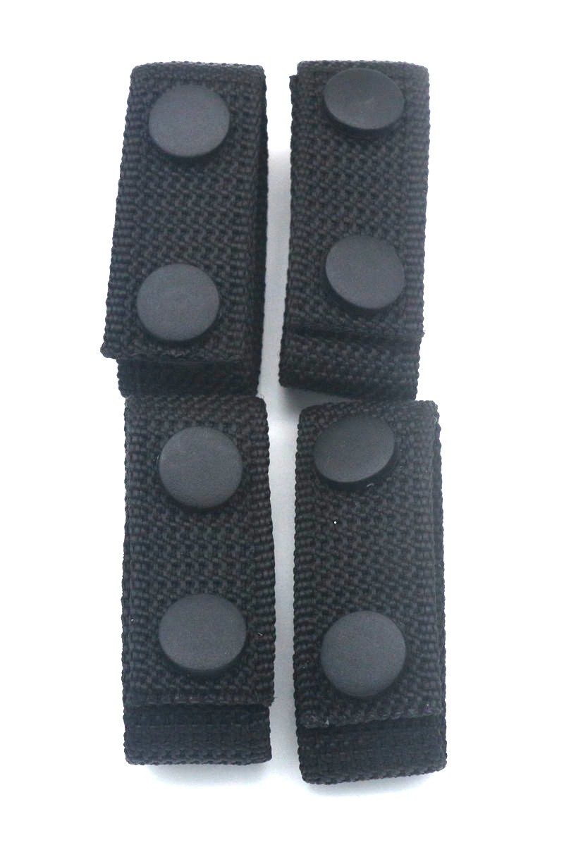 20Pcs Tactical Belt Keepers Nylon Duty Belt Loop Snaps For Police Security Guard