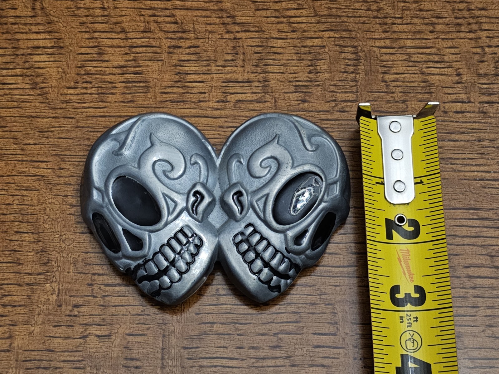 Mexican Skull Luchador Sugar Skull Evil Belt Buckle