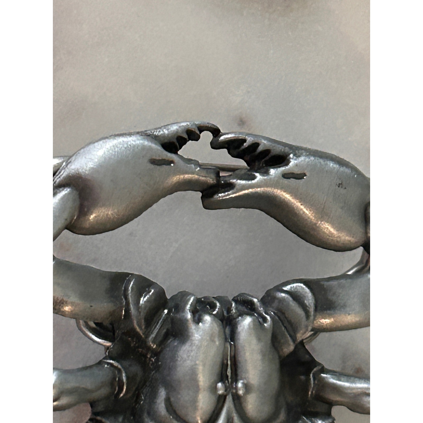 Fun Buckles Vintage Scorpion Belt Buckle Pewter Tone 3D Metal Biker Western 4in