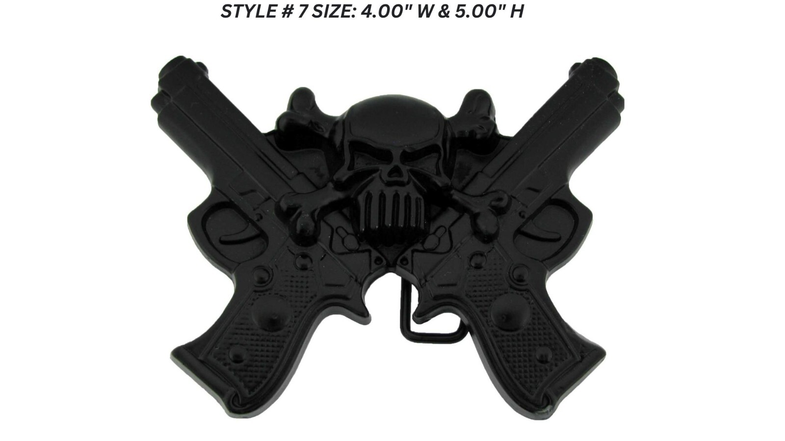 Skull Belt Buckle Tattoo Mens Women Silver Metal Blinged Halloween Party Costume