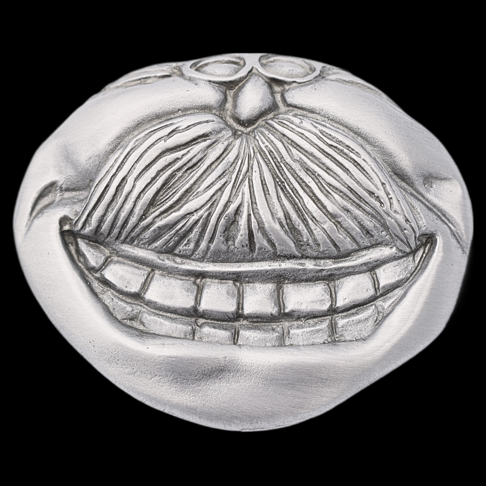 Moustache Mouth Smile Weird Funny Belt Buckle