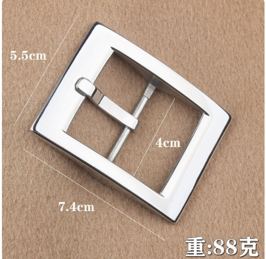 Men&rsquo;s/Women&rsquo;s Anti-allergic Belt Buckles for 1.5&Prime; Belt Titanium Belt Pin Buckle