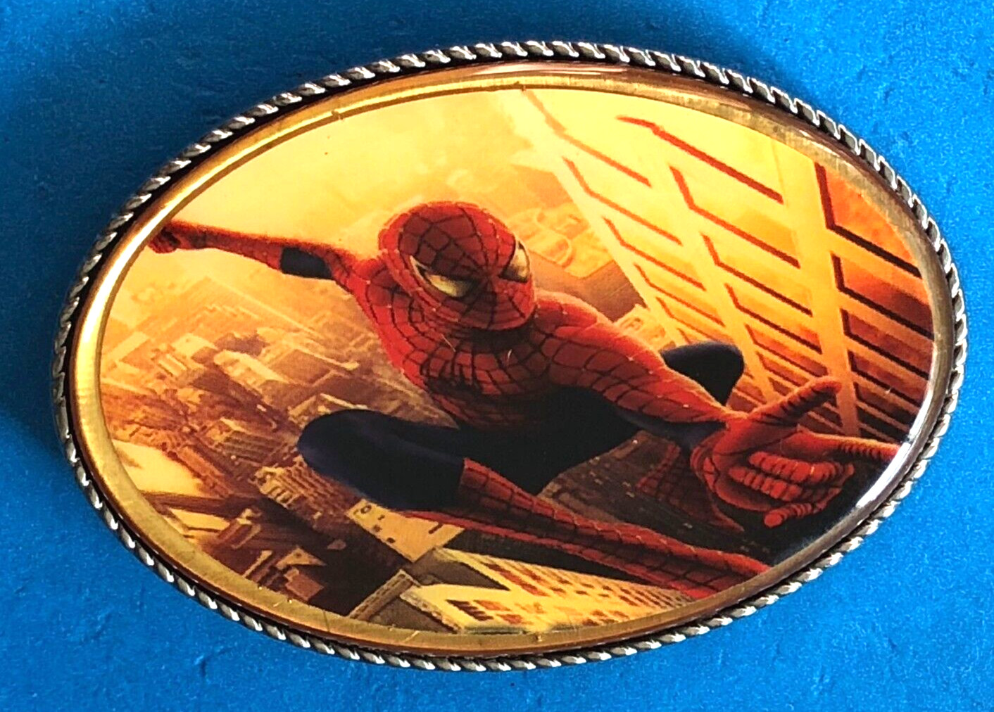 Superman Belt Buckle Needs a new battery installed for the LED Lights to flash
