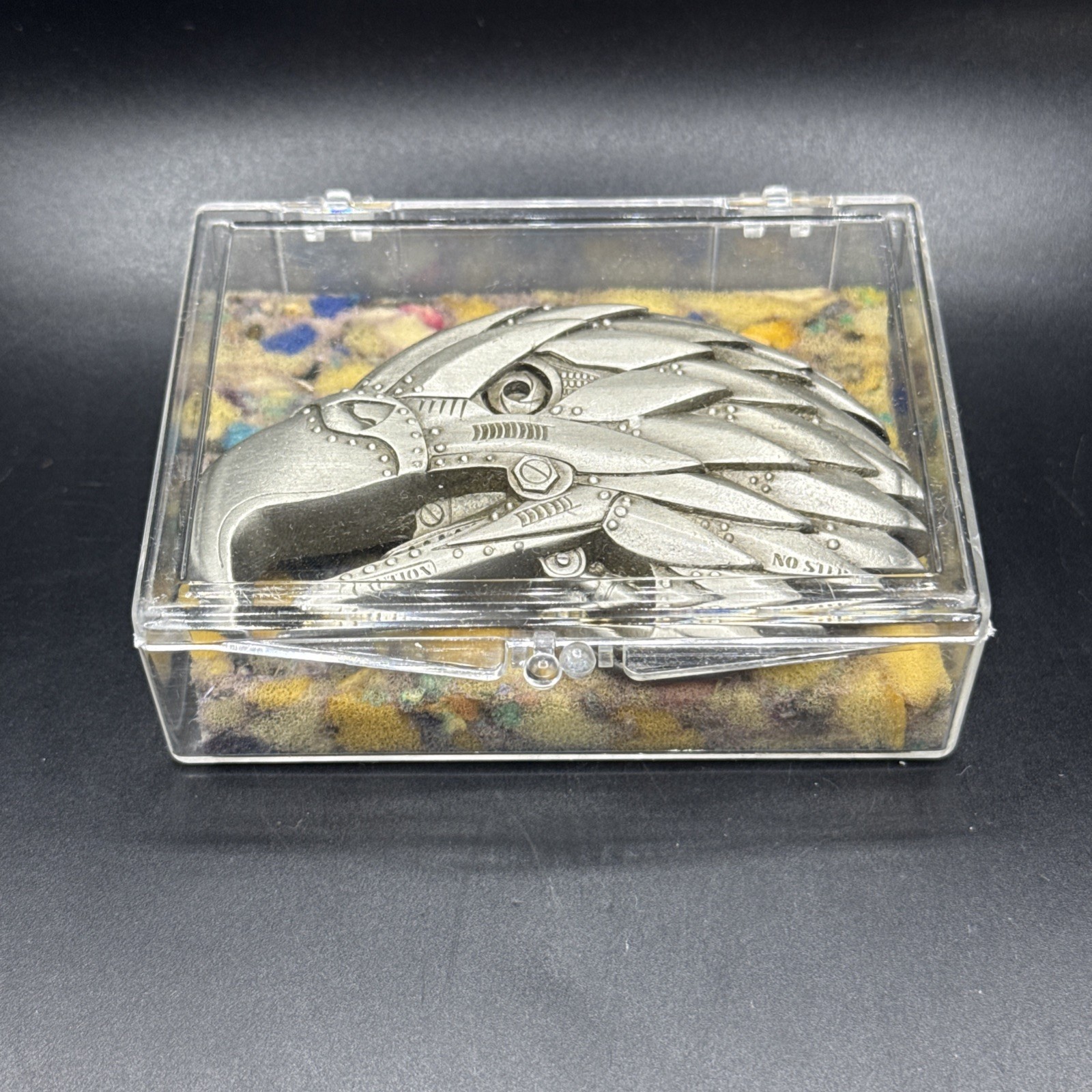 Vintage 1990s GAP Eagle Head Belt Buckle Made In USA Fine Pewter