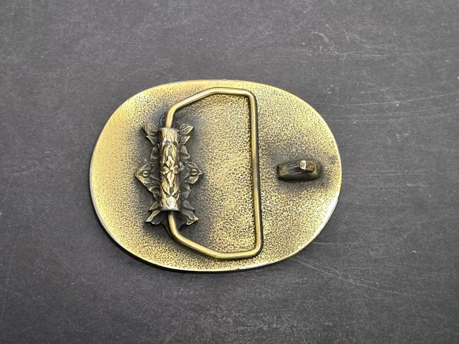 NRA Golden Eagles National Rifle Association Belt Buckle Brass Golden
