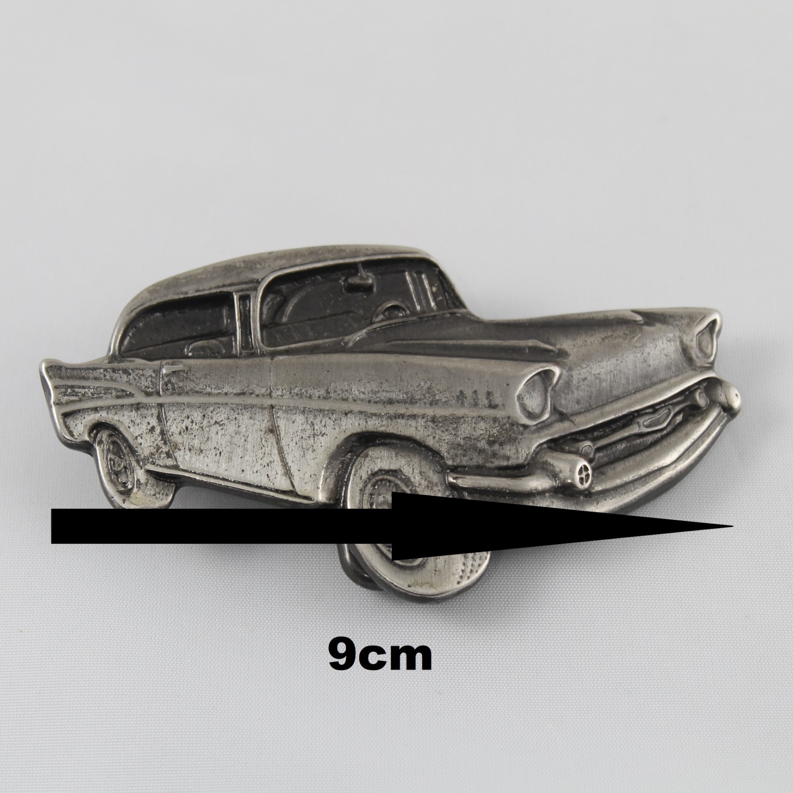 Vintage 1970&rsquo;s CHEVY 57 Chevrolet Bel Air Car Belt Buckle