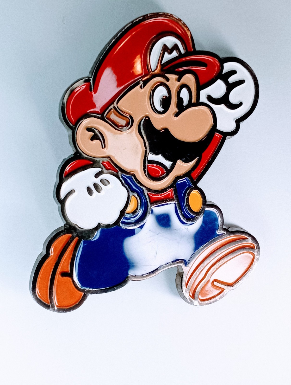 SUPER MARIO Super Duper Metal BELT BUCKLE – Official NINTENDO Arcade – 2010
