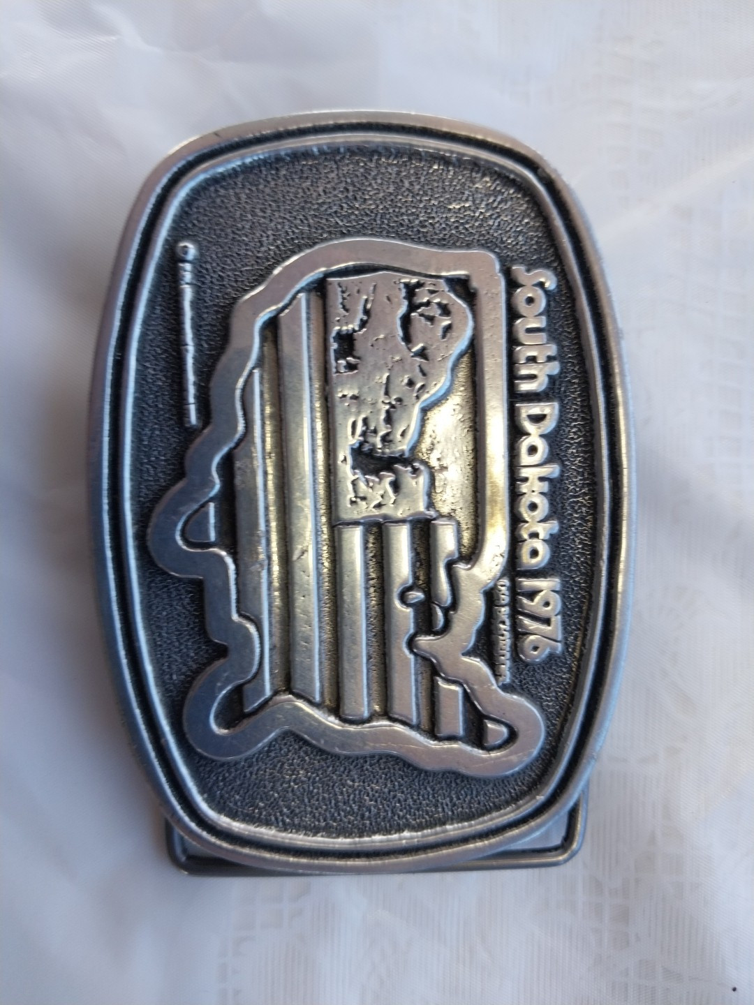 1976 DEZY South Dakota Bicentennial Belt Buckle,