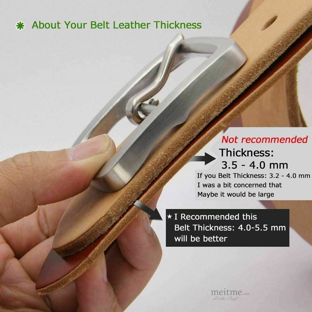 1.5 in Stainless Steel Belt Buckles Men&rsquo;s/Women&rsquo;s pin Belt Buckle – 2 style kit