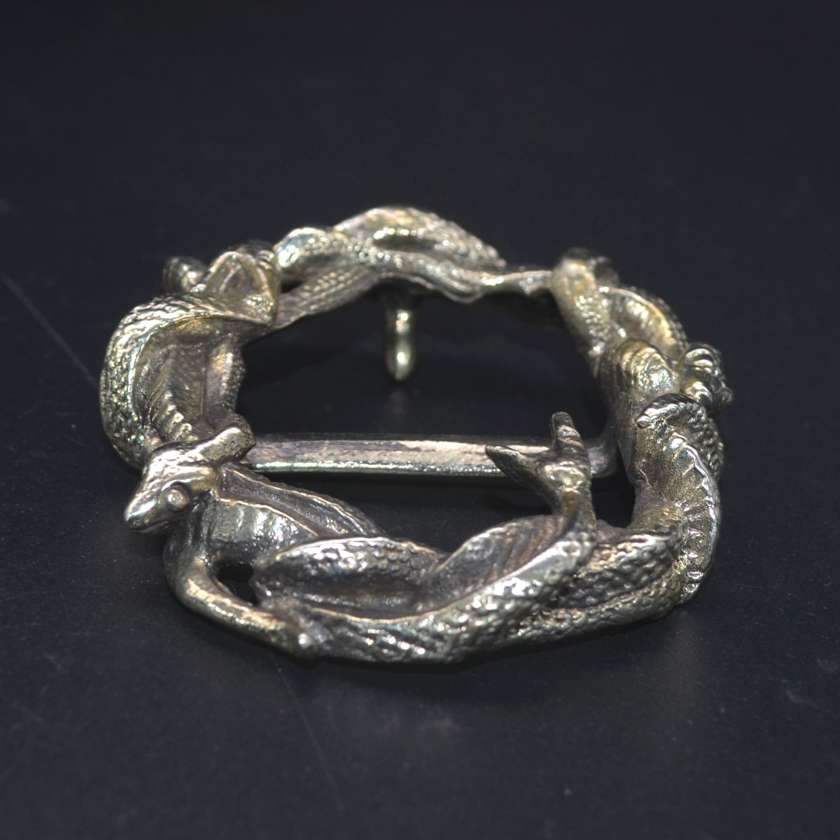 Lost Wax Casting Solid Brass Copper Snake Belt Buckle, For Width 35mm belt