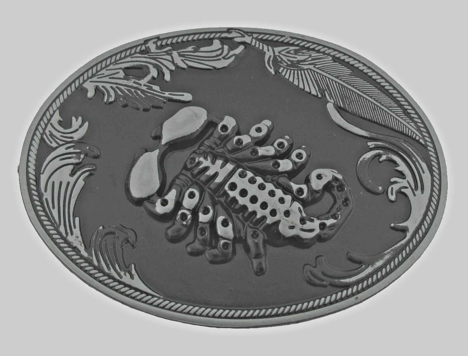 Scorpion Belt Buckles Vintage Men Black Metal Zodiac Sign Western Cowboy Rodeo