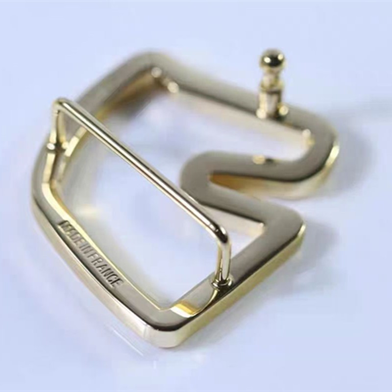 Fashionable golden horsehead buckle men&rsquo;s and women&rsquo;s belt buckle