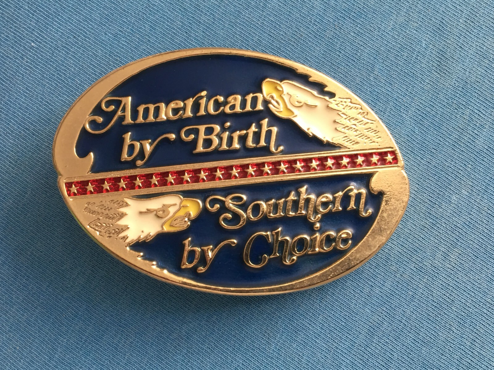 SOUTHERN PRIDE AMERICAN FLAG TRUCK BELT BUCKLE TEXAS FLORIDA GEORGIA TEXAS EAGLE