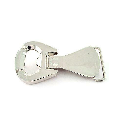 Got Beer Can Bottle Opener Tab Silver Chrome Metal Belt Buckle