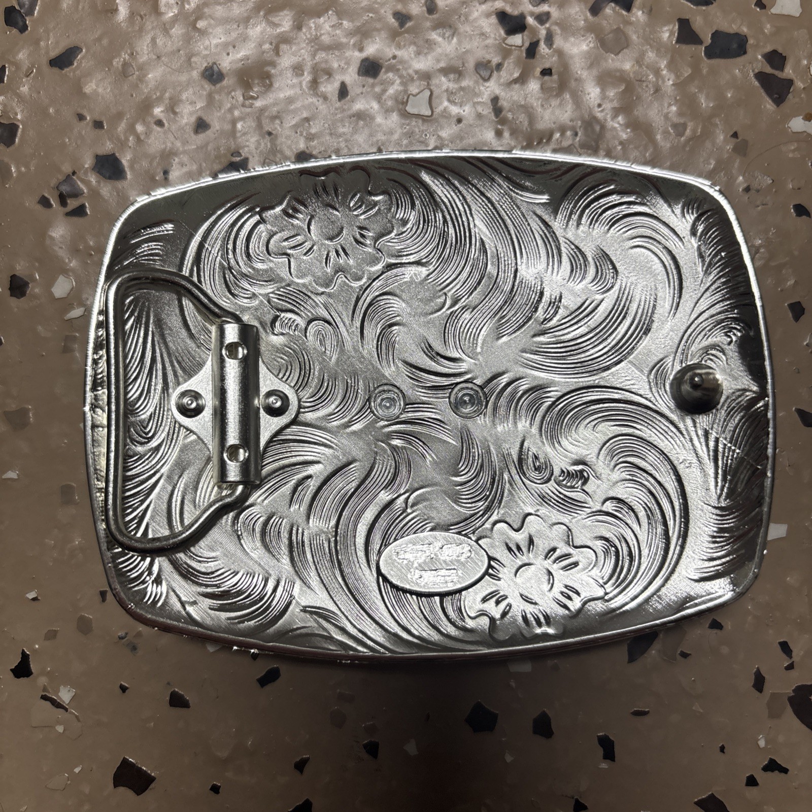 Rock Bull Ride Rodeo Cowboy Texas Western Shine Belt Buckle