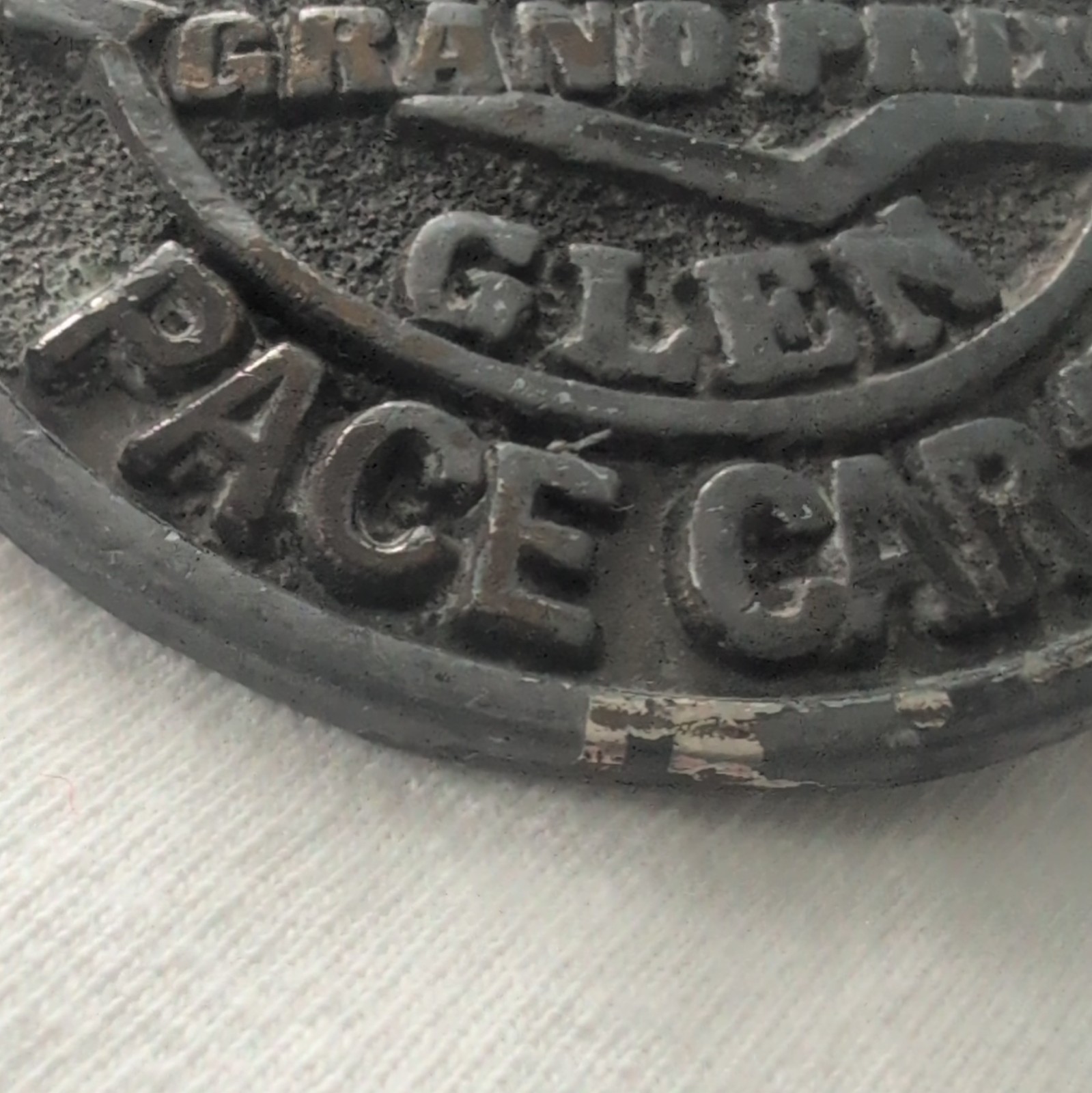 Toyota Watkins Glen Grand Prix Pace Car &rsquo;76 Men&rsquo;s Silver Metal Clip Buckle 1.75&Prime;