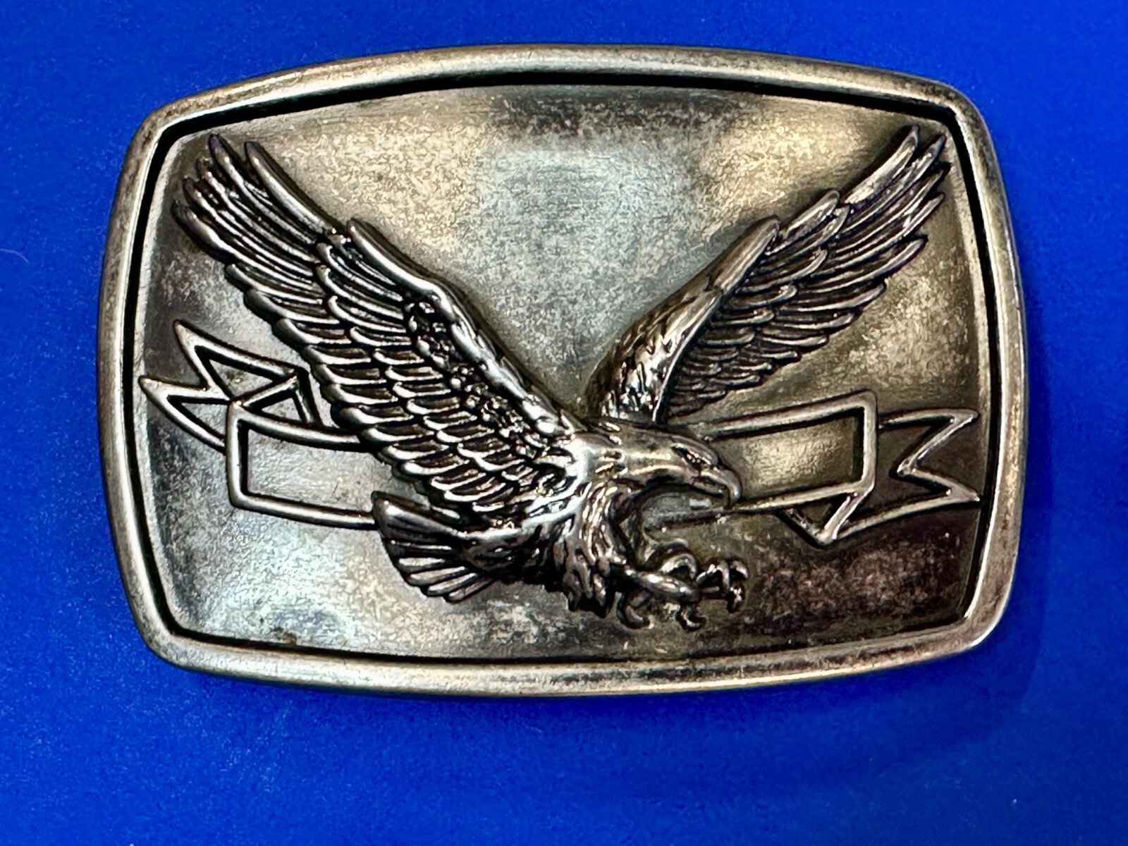 Patriotic American Eagle Flying Wings Wide Hunting Diving Metal Belt Buckle