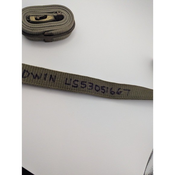 3 Vintage 1950s Air Force USAF Military Belts Solid Brass Buckle B1667