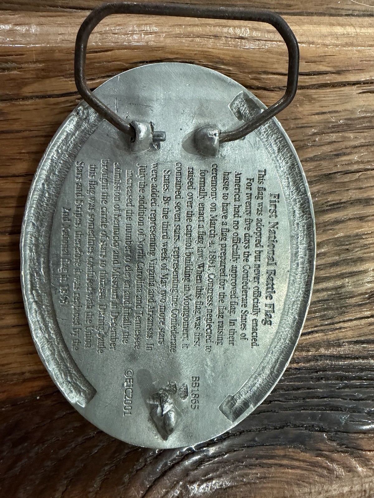 First National Flag Belt Buckle