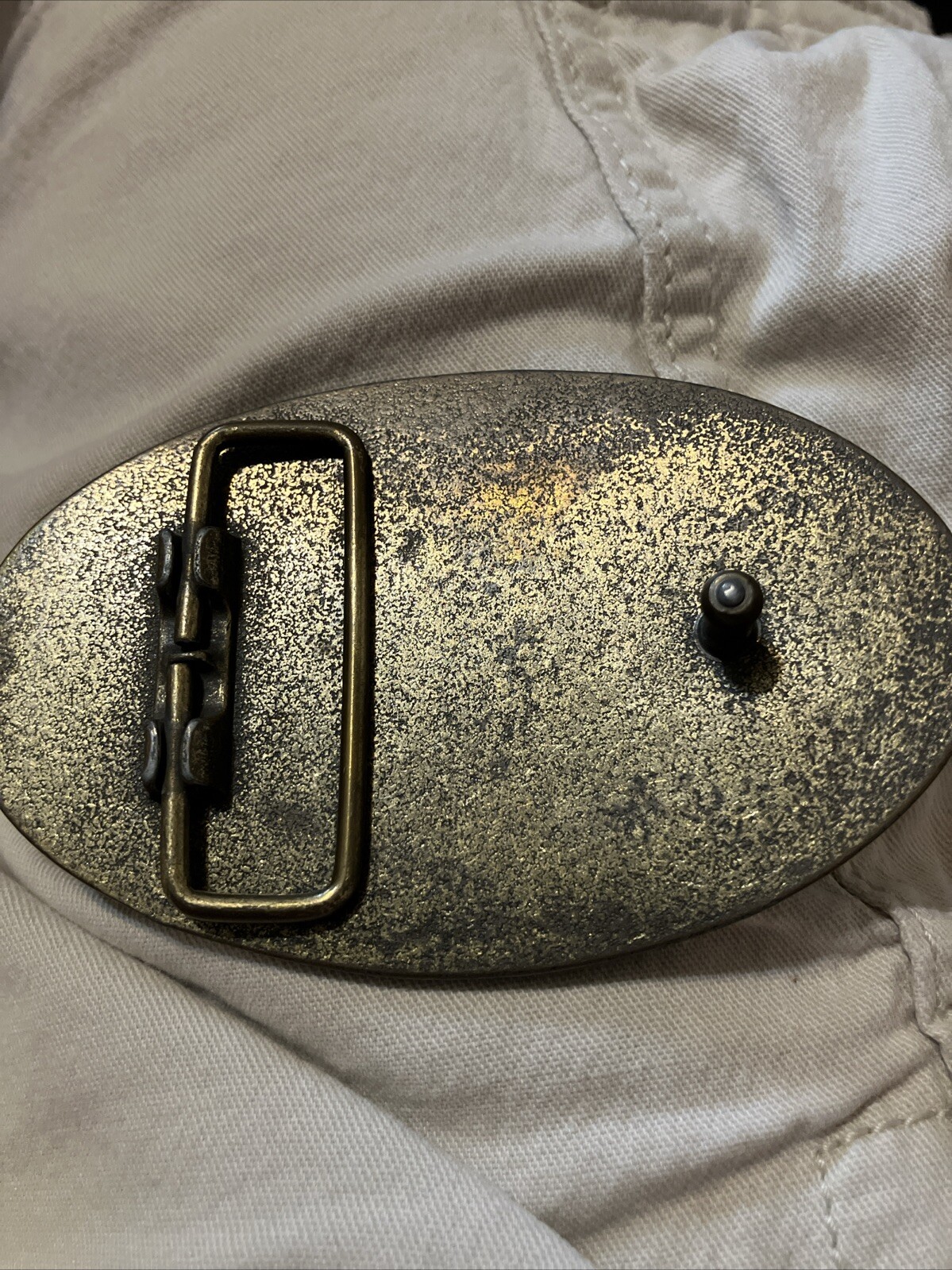 VINTAGE ***COCA-COLA*** 5 CENTS AT FOUNTAINS OVAL ADV. BELT BUCKLE