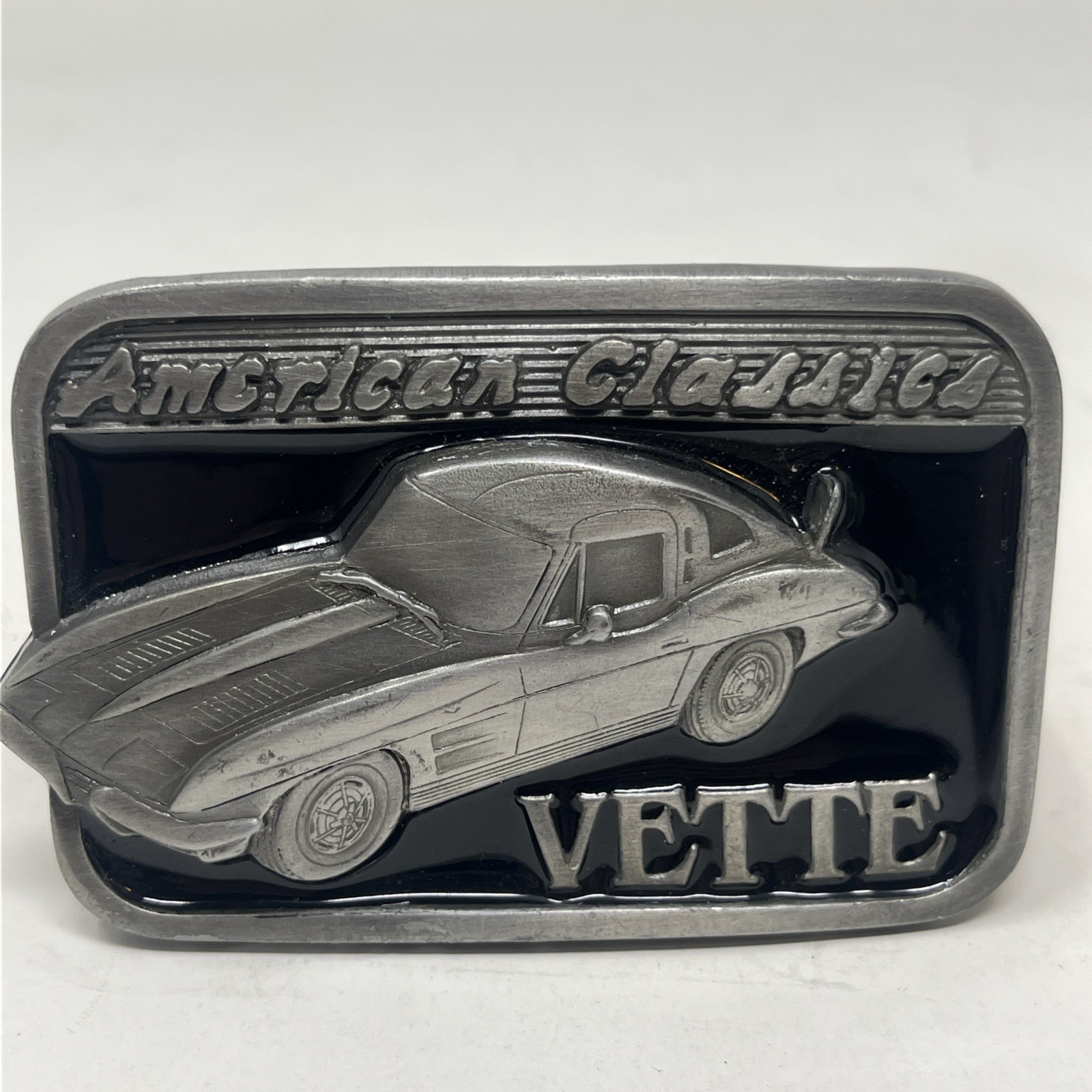VINTAGE CHEVY CORVETTE AMERICAN CLASSICS VETTE BELT BUCKLE BA-135