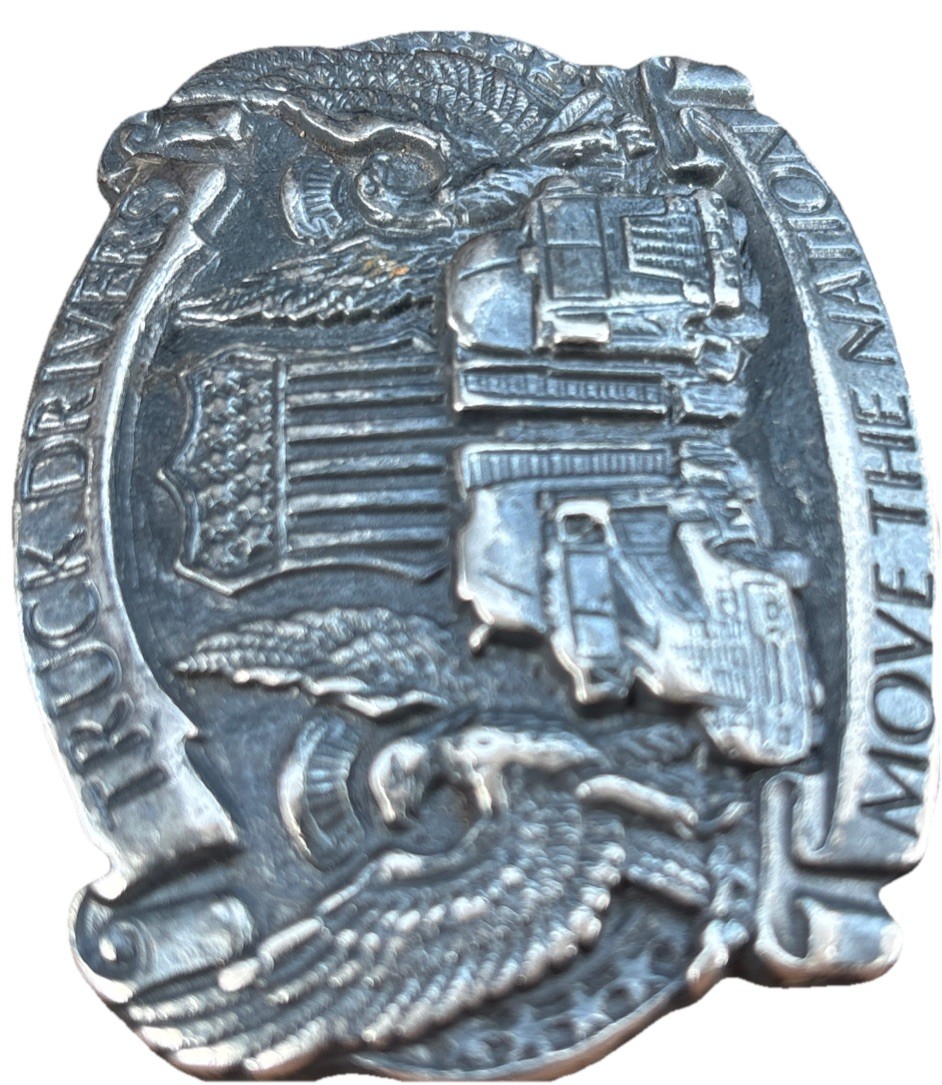 Vintage Truck Drivers Move The Nation Belt Buckle