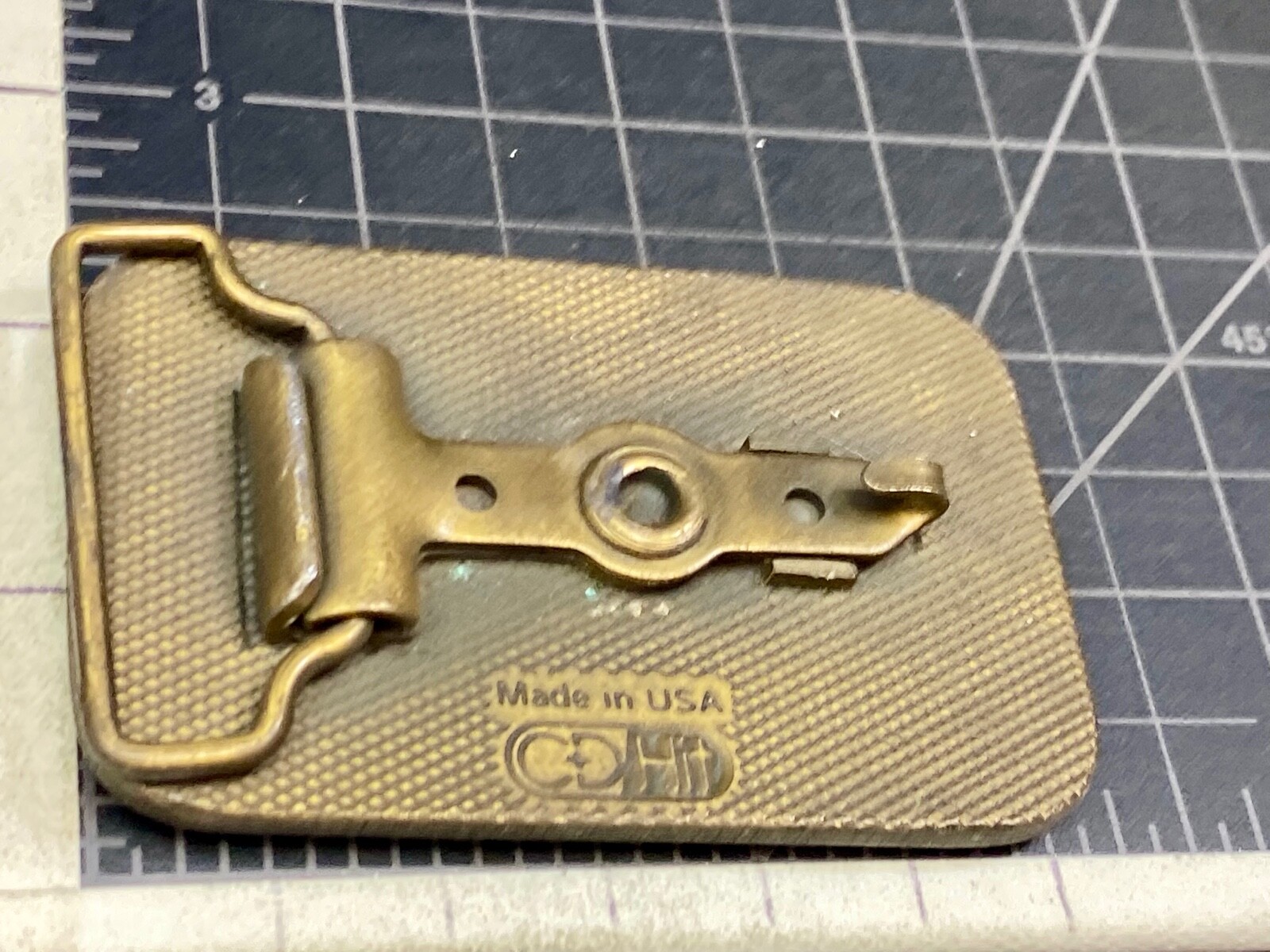 Gold Bonds Driving Force Semi Big Rig Tractor Trailer Driver belt buckle
