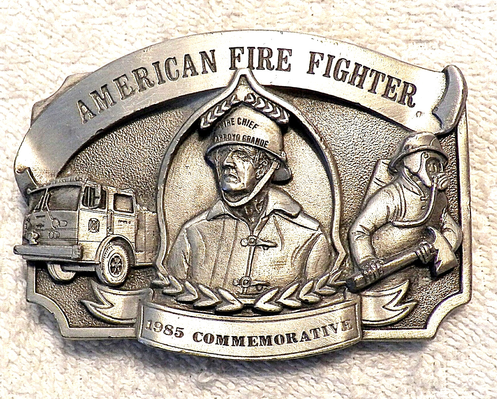 LIMITED EDITION AMERICAN FIRE FIGHTER 1985 COMMEMORATIVE 4006 OF 8000 ARROYO BB7