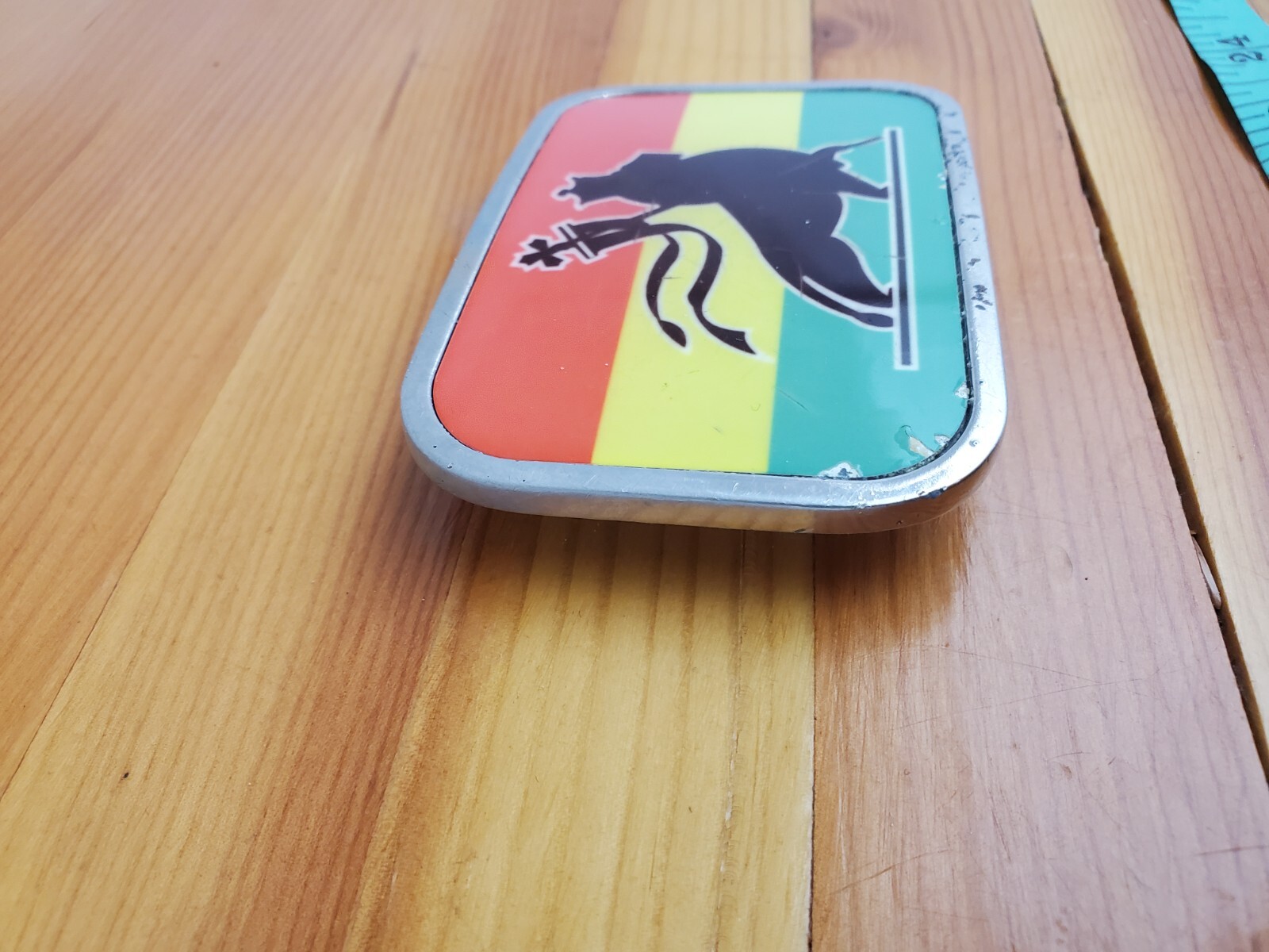 Lion of Judah Rastafari Buckle Down Belt buckle. Fits 1.5&Prime;-1.75&Prime; belt